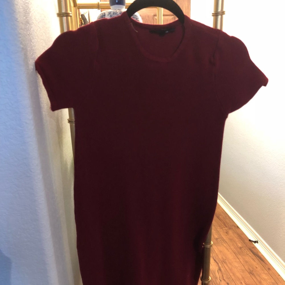 Amazing Burgundy Shift Dress Small
